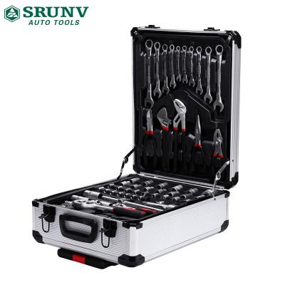 China Auto Repair and Maintenance 187 PC Tool Suitcase Portable Hardware Combination Kit Aluminum Tool Kit for Auto Repair and Maintenance for sale