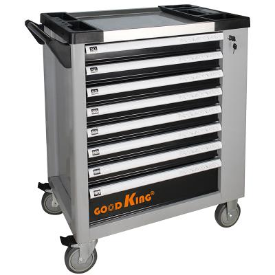 China Goodking 298pc 8 drawers iron/crv rolling tool chest mobile for mechanics garage workshop removable tool cabinet for sale