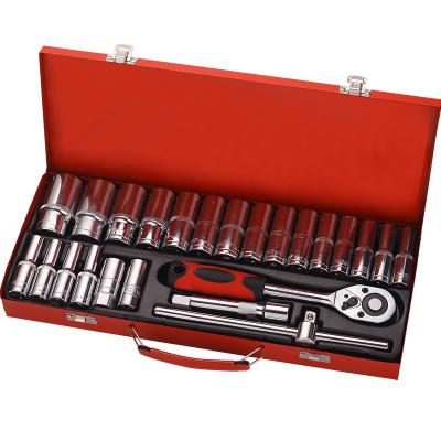 China Srunv Auto Repair Tool 24 Pcs Case Rotator Ratchet 24T Box Tool Kit 1/2