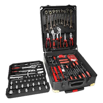 China Srunv GOODKING 187 pcs 1/2'1/4' Automobile Repair Tool High Quality Portable Universal Tool Kit Suitcase Toolbox Professional Set for sale