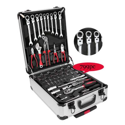 China New Design SRUNV 799pc/D5 New Design Tools Hardware Screwdriver Tool Kit Auto Tools Box All Set With Suitcase for sale