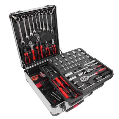 China Automotive Repair Srunv 1/2 Mechanics 1/4 Multifunction Wrench 399pcs Socket Set In Aluminum Case Tool Trolley for sale