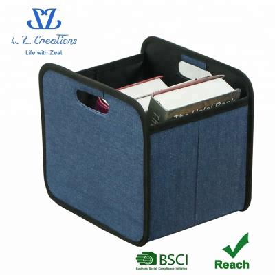 China Customizable cube in BSCI 2018 new non-woven fabric foldable foldable sundries storage box packaging for sale