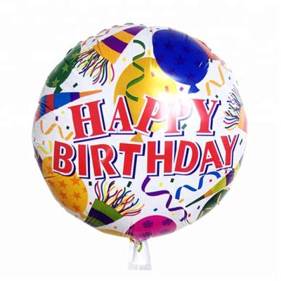 China Colorful Party Or Event Decoration 18inch Happy Birthday Balloons Decorations for sale