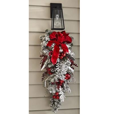 China R234 Autumn Christmas Door Wreath Grapevine Vine Wreath for Front Door Christmas Door Decoration for sale