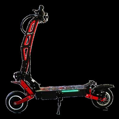 China Hot Selling 2021 Factory Unisex 11 Inch 13 Inch Powerful Adult Motor Double Off Road Fat Tire 6000w Electric Scooter With Seat for sale