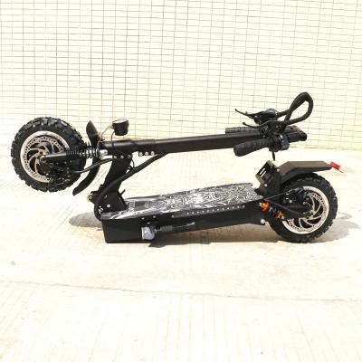 China OEM Factory Sale Electric Scooter Adult 11inch 85km/h 60V3200W Long Resistance Unisex Hot Cheap Folding Racing Class Electric Motorcycle for sale