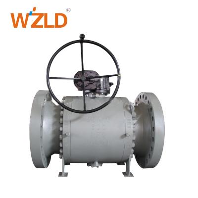 China WZLD China General Customized Stainless Steel Ball Valve Forged Trunnion Mounted Ball Valve Manufacturer for sale