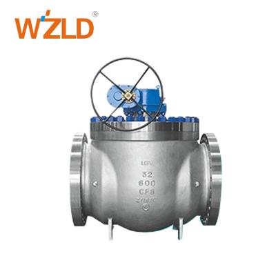 China Custom ASTM WZLD High Pressure Class 150 Class 900 Valve Size WCB RF Top Entry Ball Valve for sale