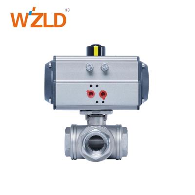 China WZLD API 6D Full Stainless Steel Pneumatic Actuator Trunnion Ball Valve China General Custom Welded Ball Valve for sale