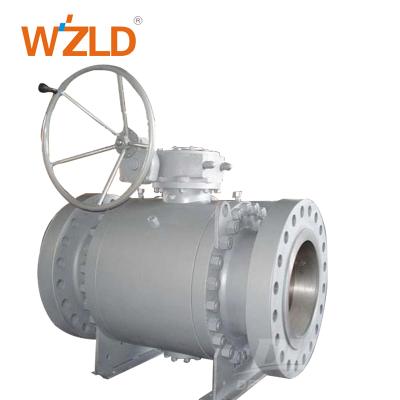 China General WZLD API6D Stainless Steel Side Entry Forged Steel Trunnion Mounted Ball Valve High Pressure for sale