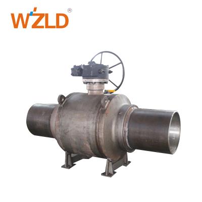 China General WZLD China API 6D Stainless Steel Customized Full Welded Ball Valve for sale