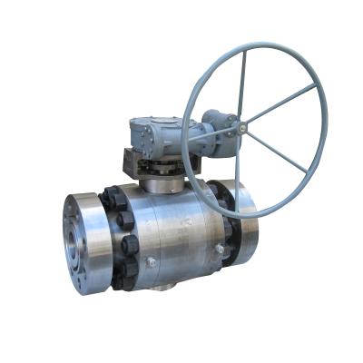 China General WZLD Forged Steel Metal Seated Trunnion Mounted Ball Valve for sale