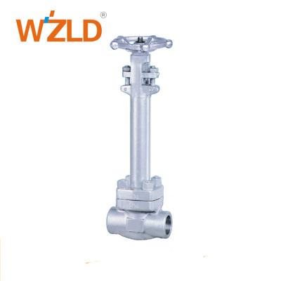 China Welded Bonnet / Bolted Bonnet WZLD 304 Cryogenic Stainless Steel OS&Y Low Temperature Gate Valve Manufacturer API 602 for sale