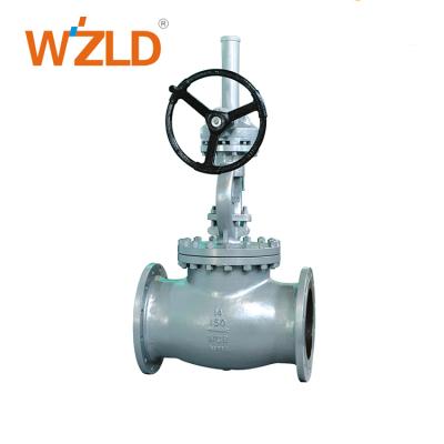 China WZLD ASME B16.10 Marine Angle Cast Steel Globe General High Pressure Valve Dn65 For Sea Water for sale