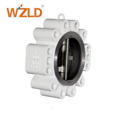 China General Natural Gas Dual Disc Wafer Vacuum WZLD API6D Check Valve for sale