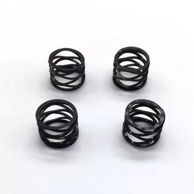 China Coil Factory Customized Black Galvanized Small Precision Wave Spring for sale