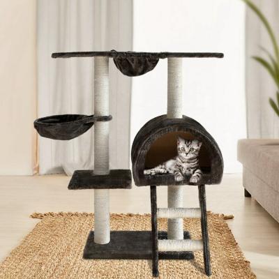 China Wholesale Viable Sisal Scratching 100cm Brown Cat Post Cat Tree Qatar Manufacturer Scratch For Cat for sale