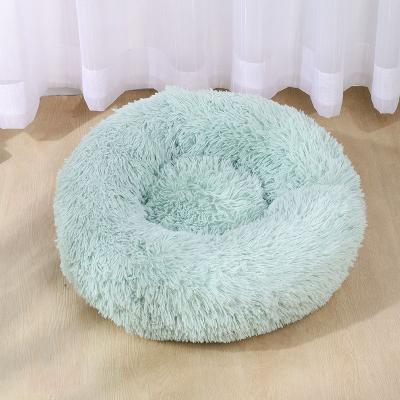 China Wholesale Hot Selling Diameter 50cm Luxury Custom Made Pet Bed High Quality Diy Travel Pet Nest Pet Bed For Cat for sale