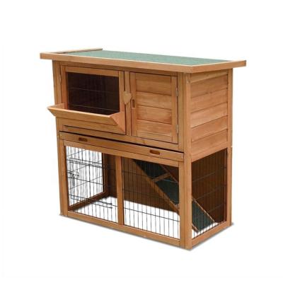 China Hot Selling Australia Pet Furniture Pet House Modern Breathable Wooden Cage Cute Outdoor Pet Rabbit Indoor Rabbit Cages for sale