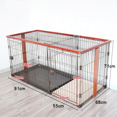 China China Wholesale Multifunctional Breathable Pet House Outdoor Wooden Dog Cage Furniture for sale