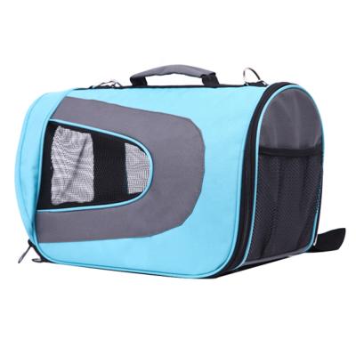 China OEM Pet Carrier S Size Breathable Cats House Item Style Zipper Pattern Nylon Dogs Travel Bag Cage Carrier for sale