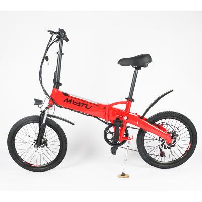 China Aluminum Alloy 20 Inch Foldable Folding Bike Electric Bicycle for sale