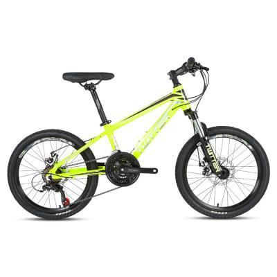 China Ride Mountain Bikes 20 Inch 21 Speed ​​Disc Brake Suspension Bicycle For Kids Children for sale