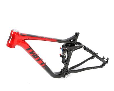 China Strong aluminum mountain bike 27.5 29er full suspension mtb frame for sale