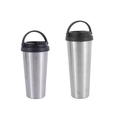 China Sustainable Hot Sale Vacuum Sport Bottle With Handle Ceramic Travel Coffee Mug for sale