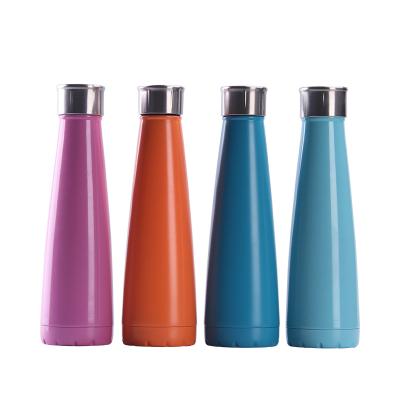 China BPA Free Viable Water Bottle Stainless Steel Cola Shape Double Walled Water Bottle for sale