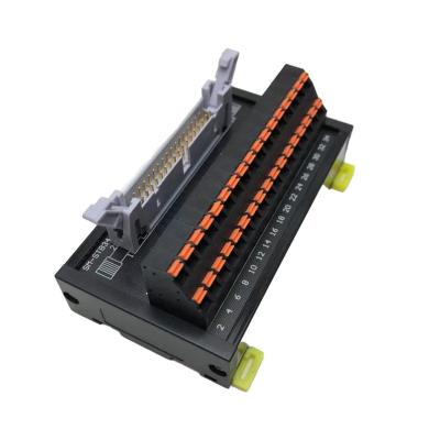 China Spring Type IDC/MIL 34P DIN Rail Splitter Adapter Plate TB 21 - A.W.G. 30 for sale