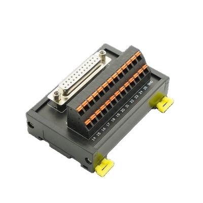 China D-SUB 25P Female Spring Terminal Block Terminal MDR Line Terminal Block does not require solder terminals 21 - A.W.G. 30 for sale