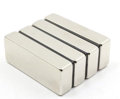 China Industrial Rare Earth Magnet 50x25x10mm Block Magnet N52 Super Strong Cuboid Neodymium for sale