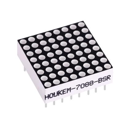 China Indoor Mini Size 8x8 Led Dot Matrix Display White Color Common Anode 1.9mm Dot Matrix Module for sale