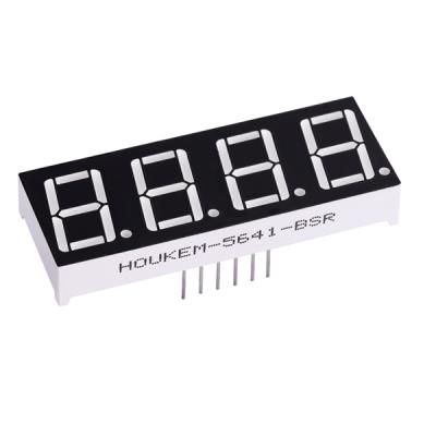 China 0.56 Inch Red Advertising / Message 7 Segment Led Display 4 Digits Segment Led Display for sale