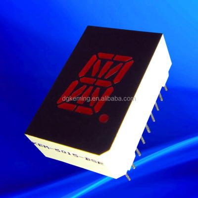 China Indoor red single alphanumeric 16 segment led display led 14 segment display for sale