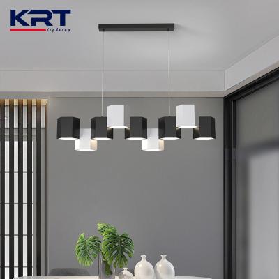 China Modern Italian Classic Black White Housing Dimming Pendant Light from Lamparas Colgantes De Techo Zhongshan for Home for sale