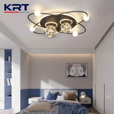 China Vvs Latest Modern Version Black Round Led Ceiling Lights Bedroom Ceiling Lights Gold Round Fixtures for sale