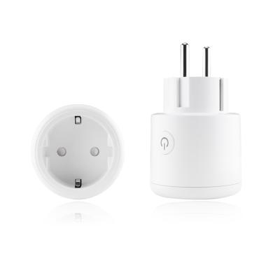 China Residential/Multi-Purpose Amazon Top Selling Alexa Google Home WiFi Standard Wireless Smart Plug Socket EU Wholesale Power 10A Wireless Electrical Outlet for sale