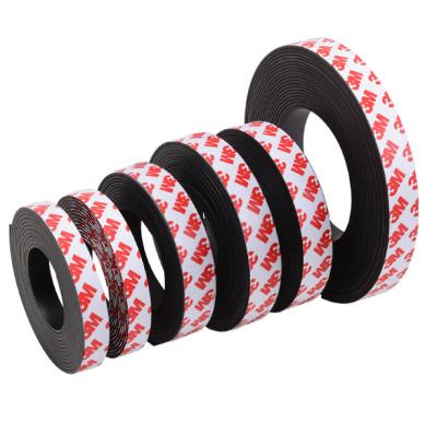 China Magnet 3m High Quality Soft Rubber Magnetic Tape Flexible Adhesive for sale