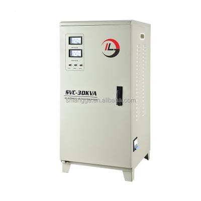 China SVC servo motor copper three phase voltage regulator stabilizer for elevator, three phase voltage regulator for Thailand market for sale