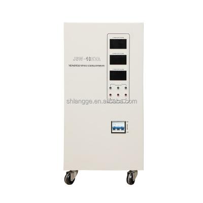 China JIW JSW-10Kva 3 Phase Intelligent Precision Purified Voltage Regulator Stabilizer 10KW Thyristor Automatic Voltage Regulator for sale