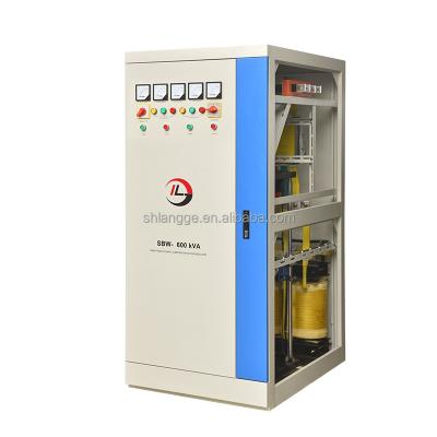 China Dbw SBW-F-600KVA Unbalance Type 3 Phase Automatic Voltage Stabilizer Regulator, 600KW 380V Power Voltage Regulator for sale