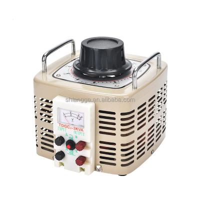 China TDGC2 TDGC2-3KVA Single Phase AC Variable Transformer , Single Phase 3KW Variable Transformer for sale