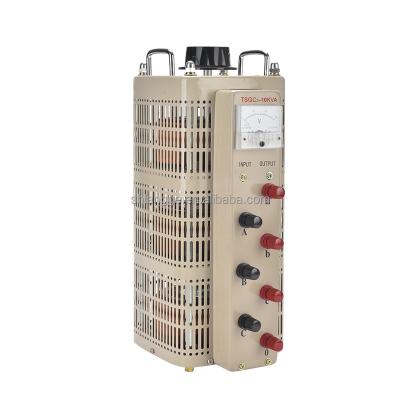 China TSGC2 TSGC2-10KVA 3KVA-60KVA Variac Three Phase Manual Variable Voltage Regulator Transformer Voltage Protector for sale