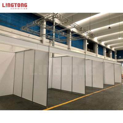 China Based on 990mm modular aluminum partition wall round standard truss exhibition booth stand for venue for sale