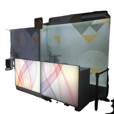 China 2021 Reusable Aluminum Fabric Exhibition Booth 3x3 3x6 Standard Trade Show Booth Exhibits For High Quality for sale