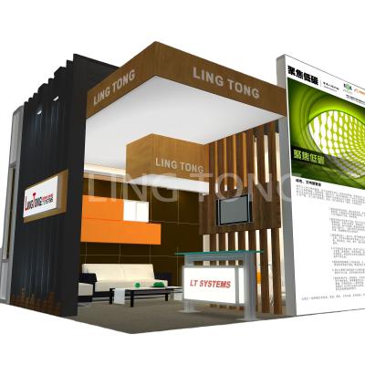 China Customized Modular Design 6*6 Aluminum Fair Display Booth For Exhibitions And Trade Fairs for sale