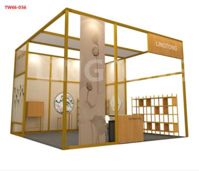 China Trade Show Customized Jewelry Exhibit Rack Design Display Exhibit Booth for sale